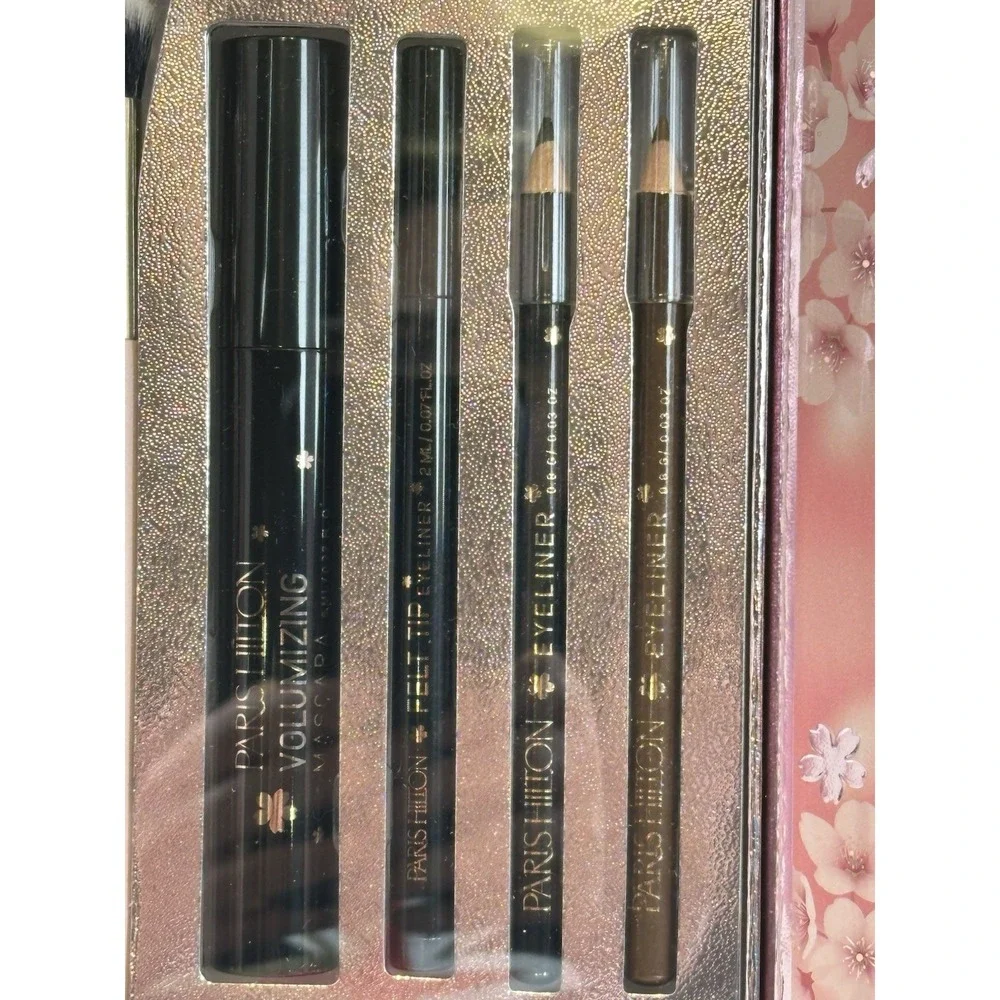 Paris Hilton Timeless Beauty Essential Makeup Set Eyeshadow Palette Mascara